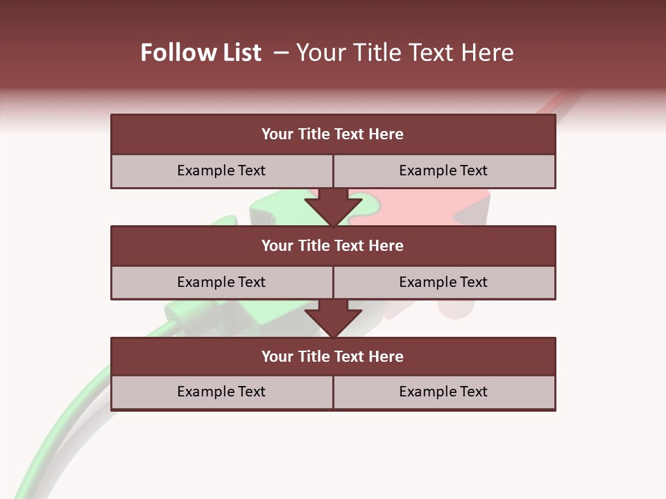 Feed Plug Rendered PowerPoint Template