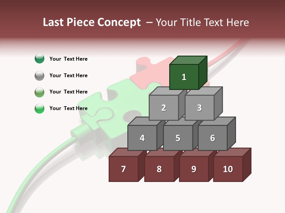 Feed Plug Rendered PowerPoint Template