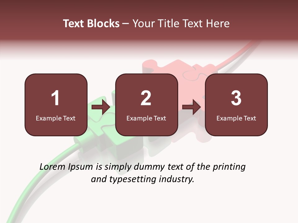 Feed Plug Rendered PowerPoint Template