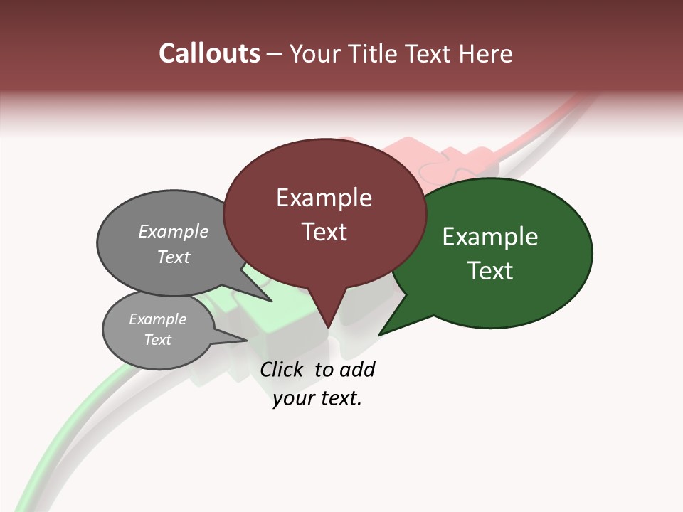 Feed Plug Rendered PowerPoint Template