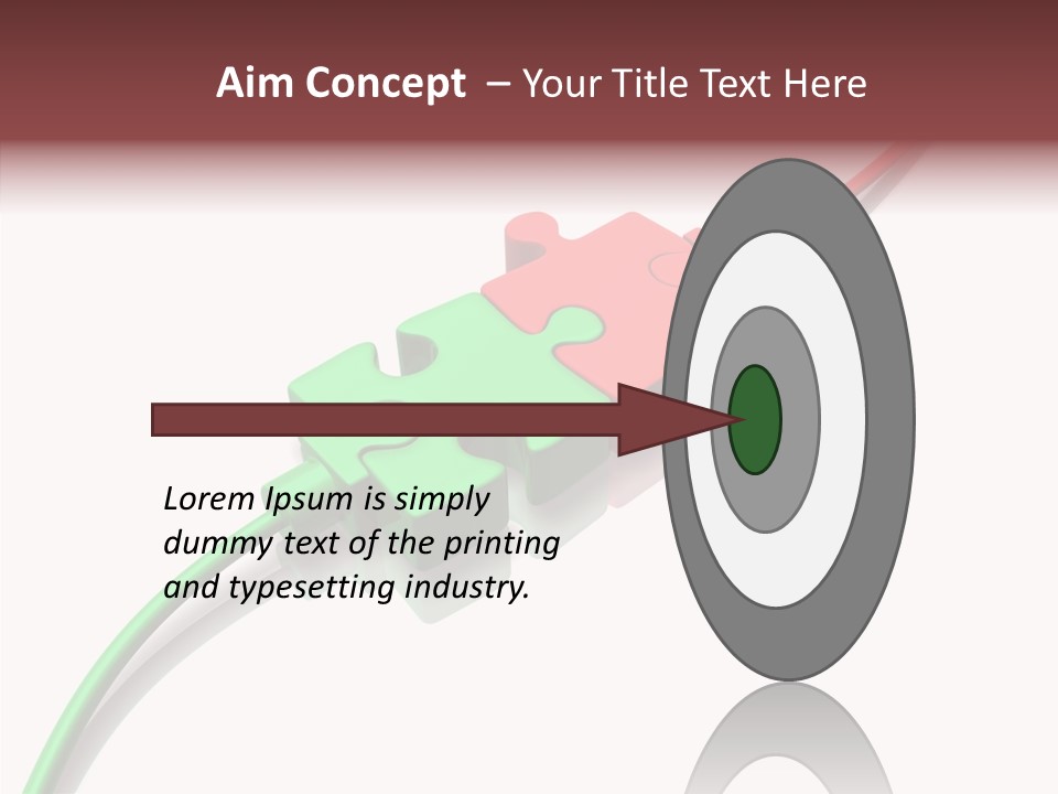 Feed Plug Rendered PowerPoint Template