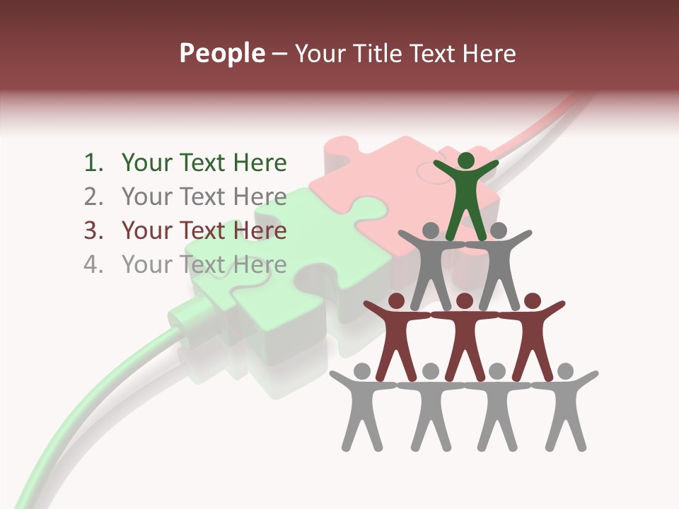 Feed Plug Rendered PowerPoint Template