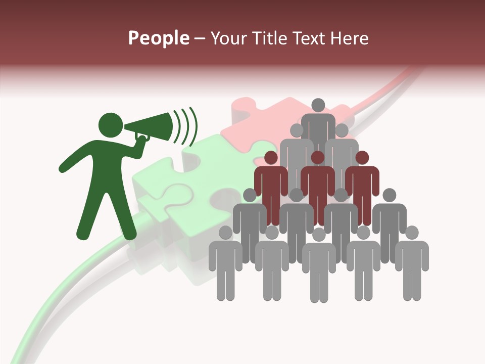 Feed Plug Rendered PowerPoint Template