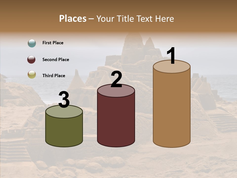 Beach Fun Coastline PowerPoint Template