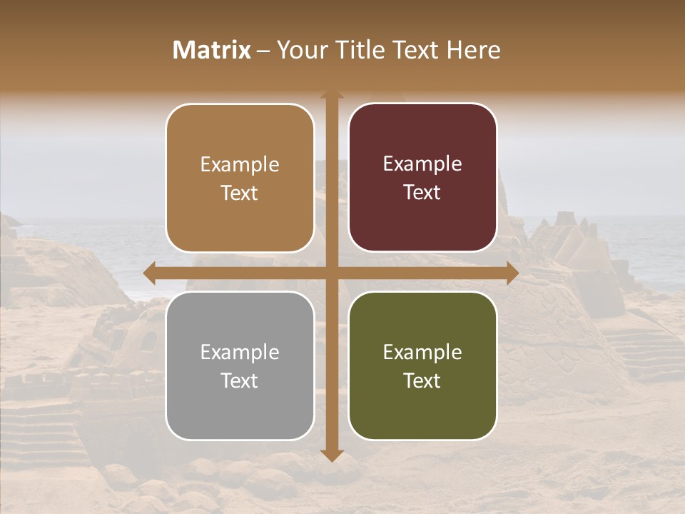 Beach Fun Coastline PowerPoint Template