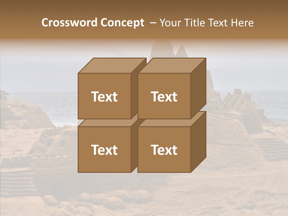 Beach Fun Coastline PowerPoint Template