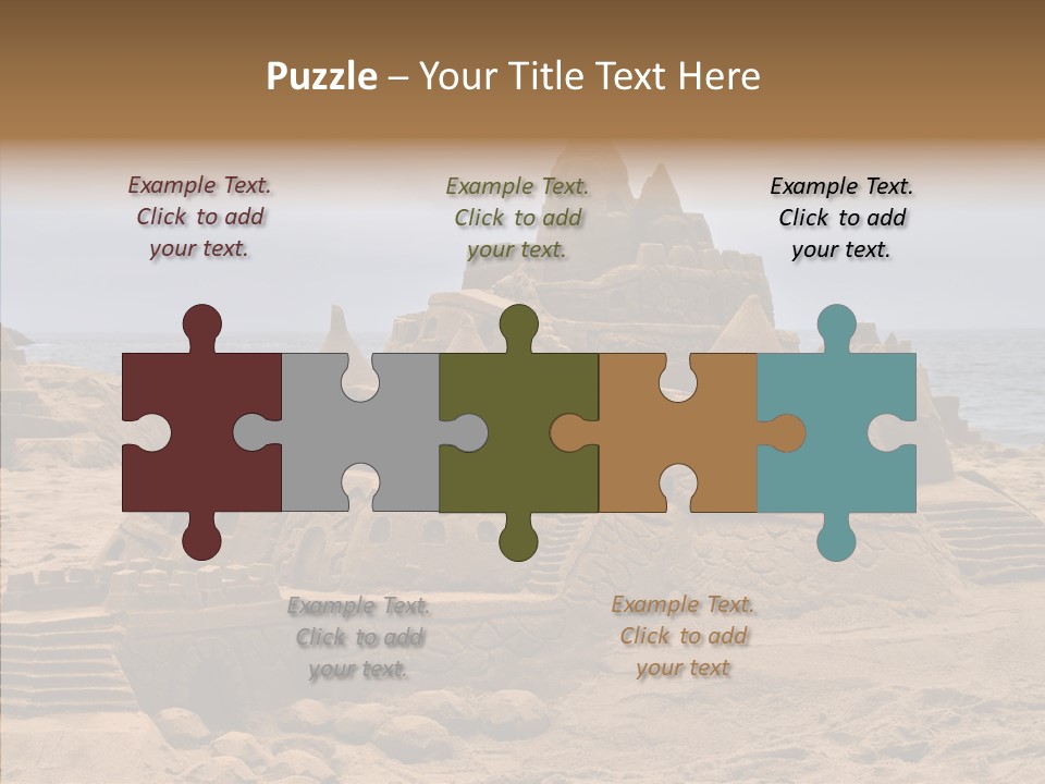 Beach Fun Coastline PowerPoint Template