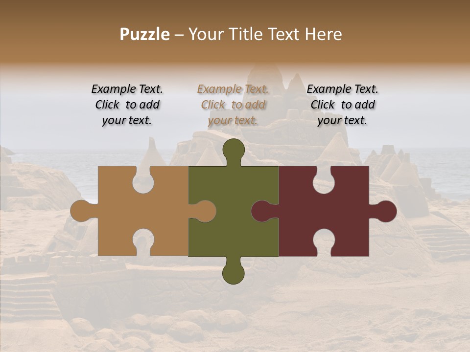 Beach Fun Coastline PowerPoint Template