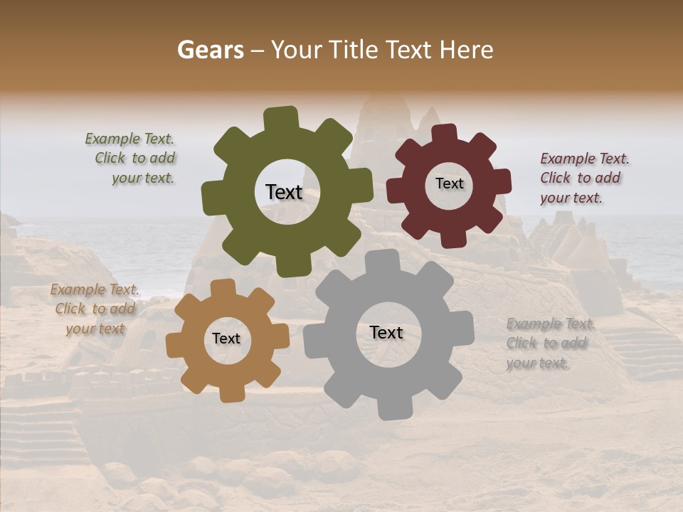 Beach Fun Coastline PowerPoint Template