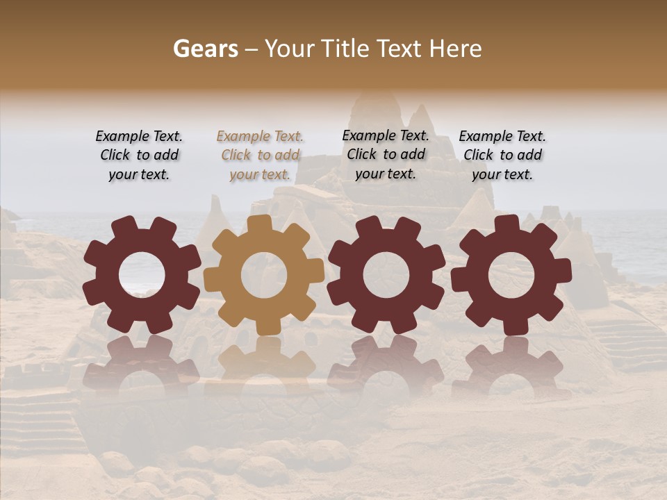 Beach Fun Coastline PowerPoint Template