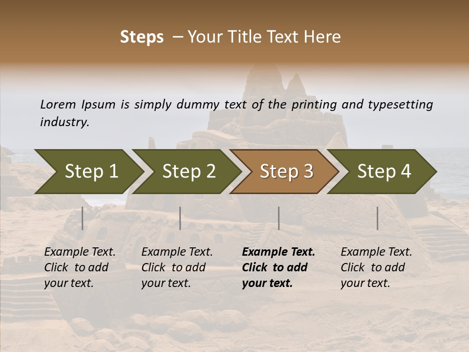 Beach Fun Coastline PowerPoint Template
