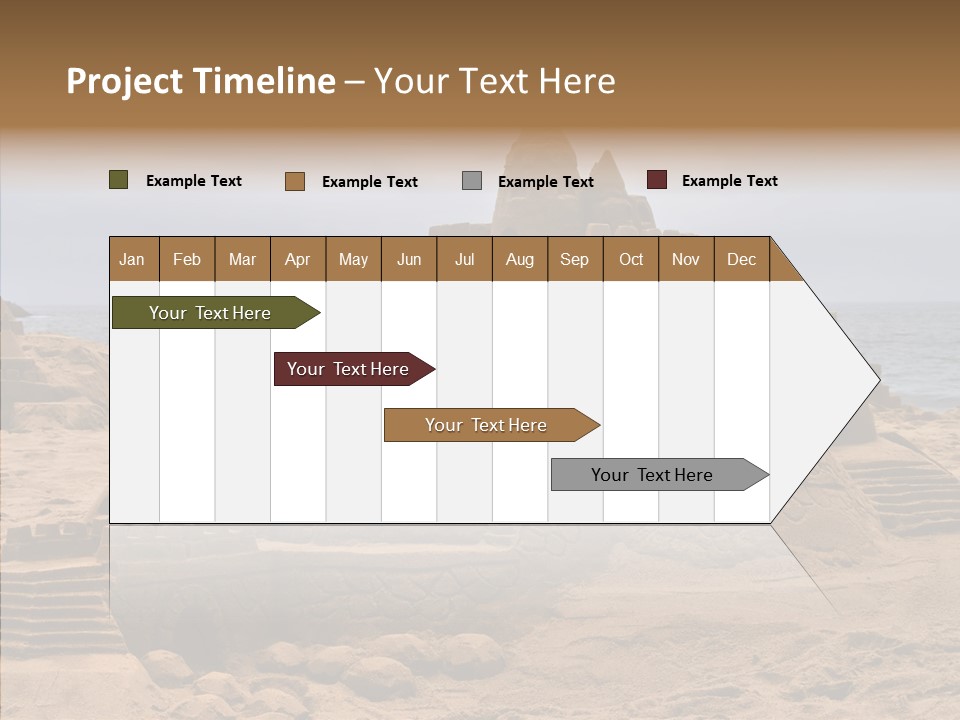 Beach Fun Coastline PowerPoint Template