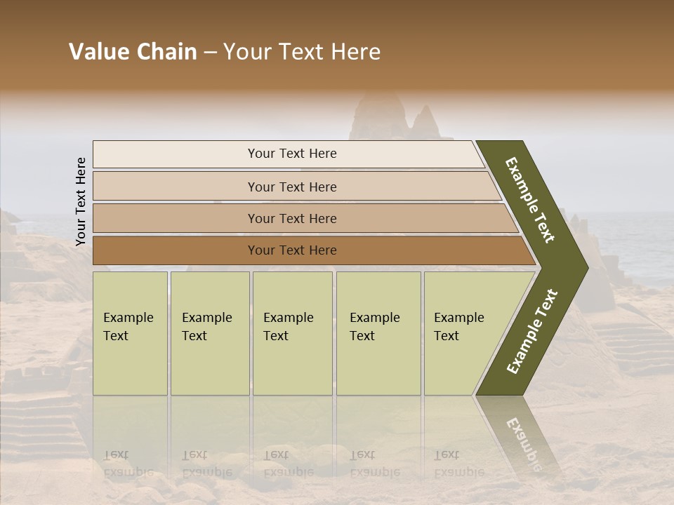 Beach Fun Coastline PowerPoint Template