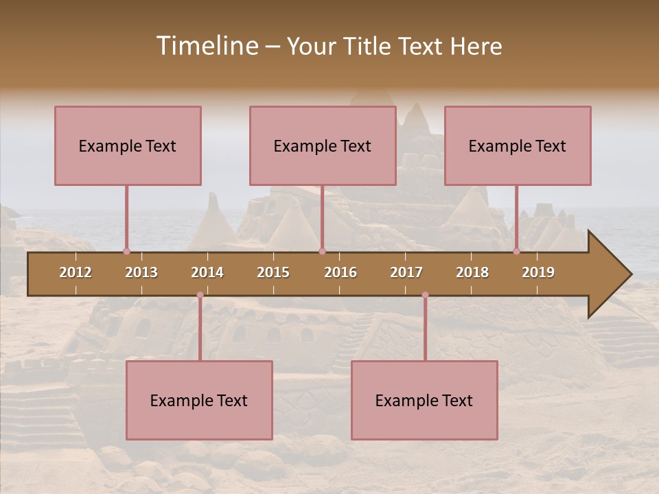 Beach Fun Coastline PowerPoint Template