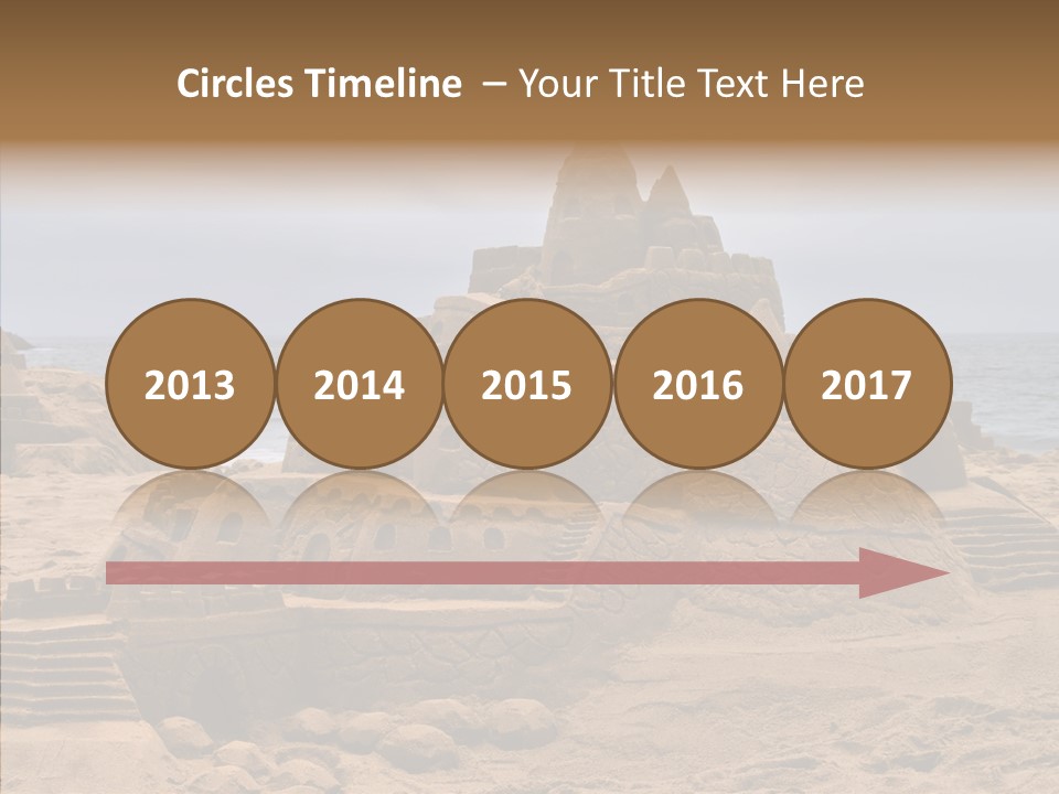 Beach Fun Coastline PowerPoint Template