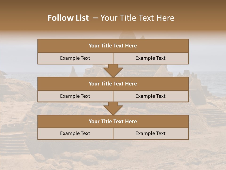 Beach Fun Coastline PowerPoint Template