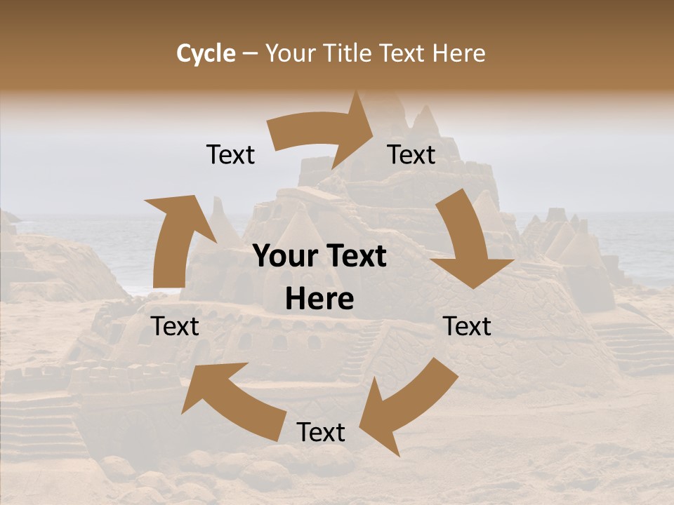 Beach Fun Coastline PowerPoint Template