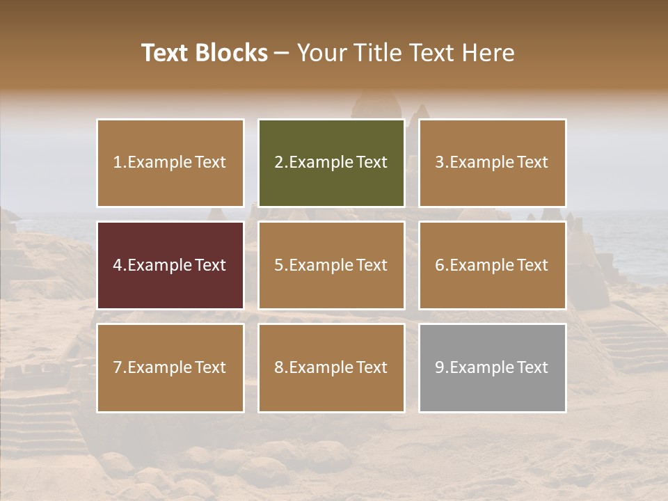 Beach Fun Coastline PowerPoint Template