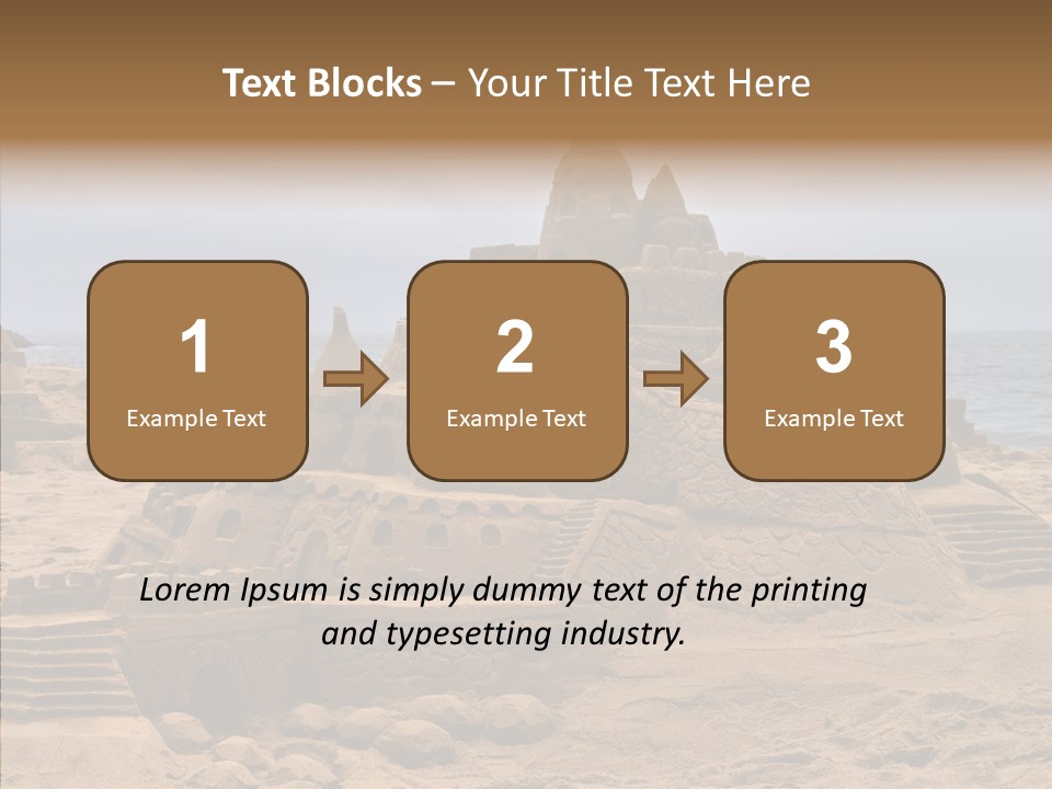 Beach Fun Coastline PowerPoint Template
