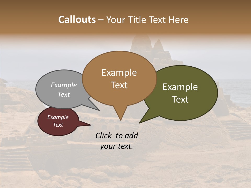 Beach Fun Coastline PowerPoint Template