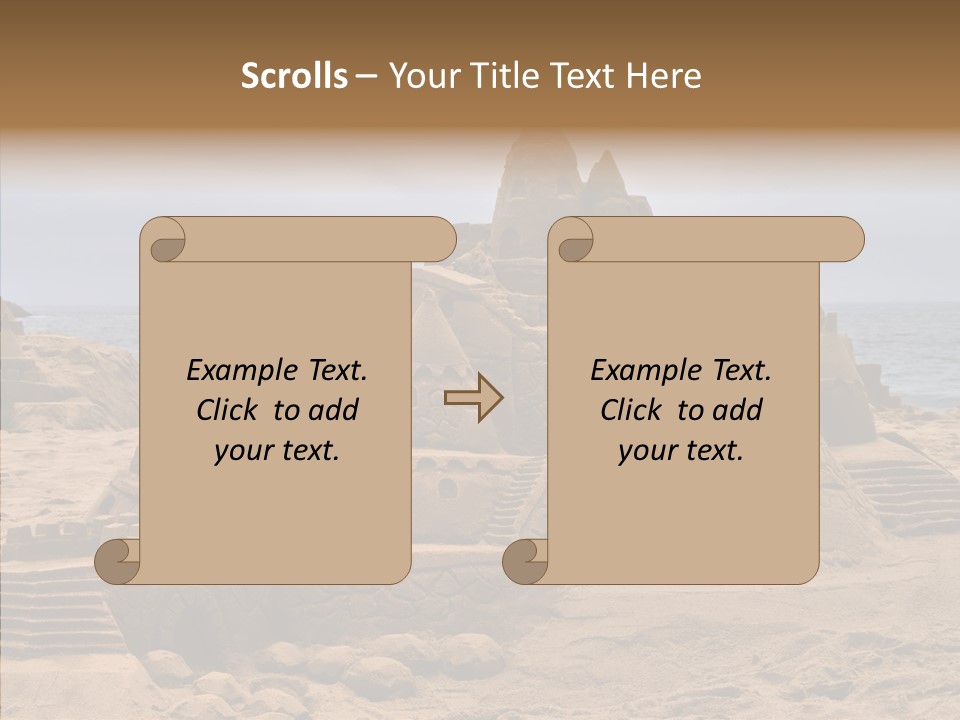 Beach Fun Coastline PowerPoint Template