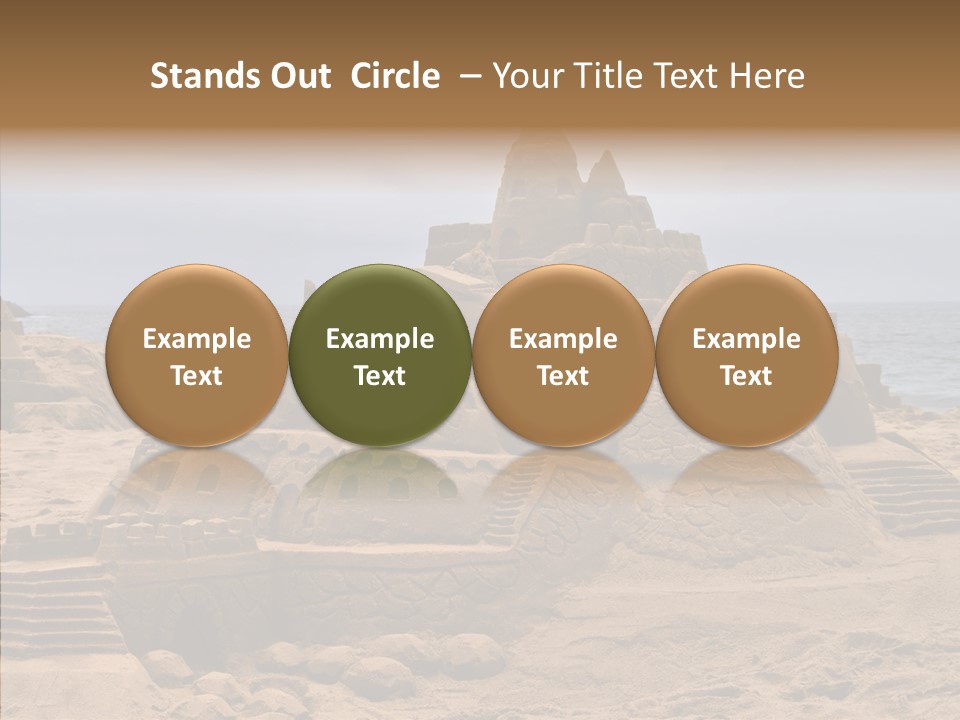 Beach Fun Coastline PowerPoint Template