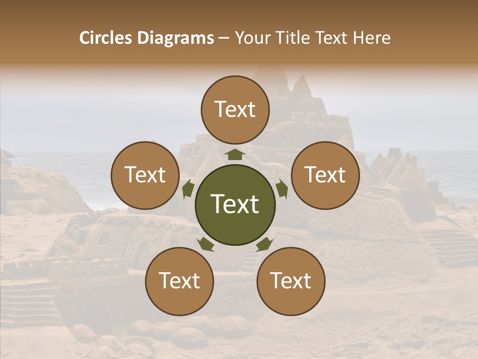 Beach Fun Coastline PowerPoint Template