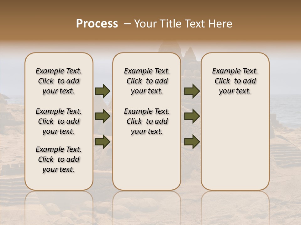 Beach Fun Coastline PowerPoint Template
