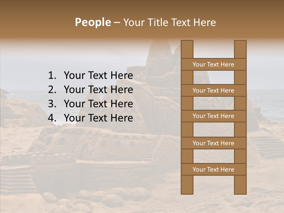 Beach Fun Coastline PowerPoint Template