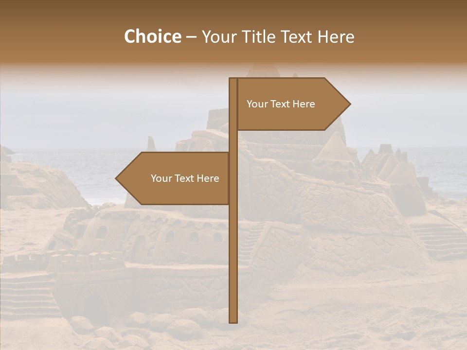 Beach Fun Coastline PowerPoint Template