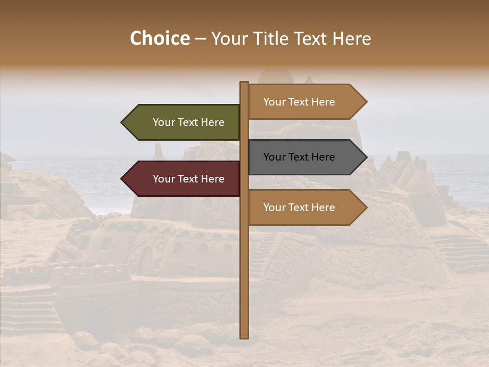 Beach Fun Coastline PowerPoint Template