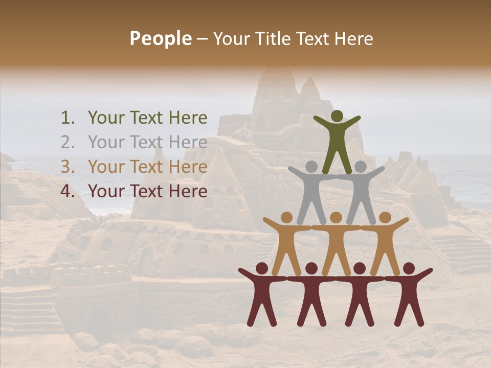 Beach Fun Coastline PowerPoint Template