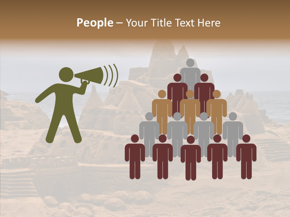 Beach Fun Coastline PowerPoint Template