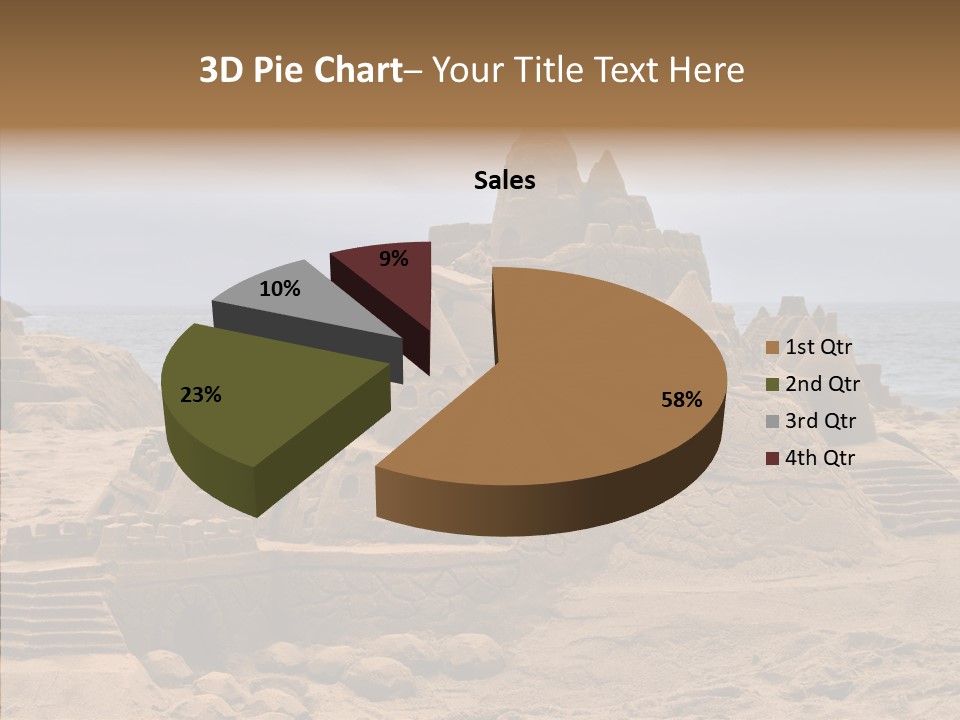 Beach Fun Coastline PowerPoint Template