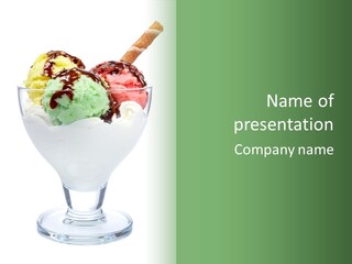 Vanilla Stacked Lick PowerPoint Template