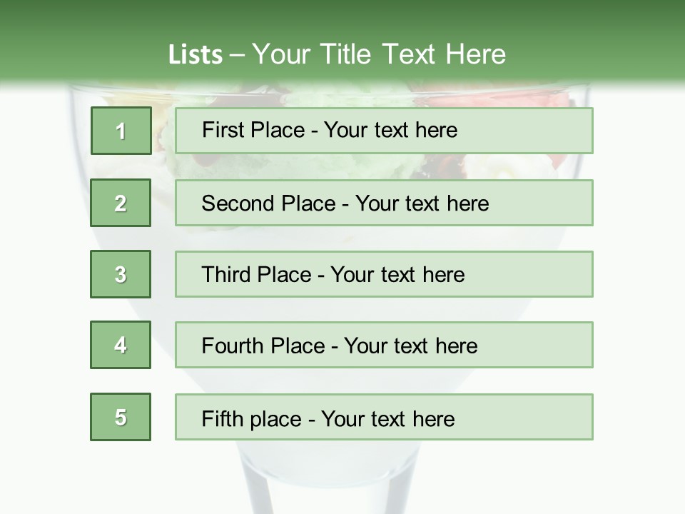 Vanilla Stacked Lick PowerPoint Template