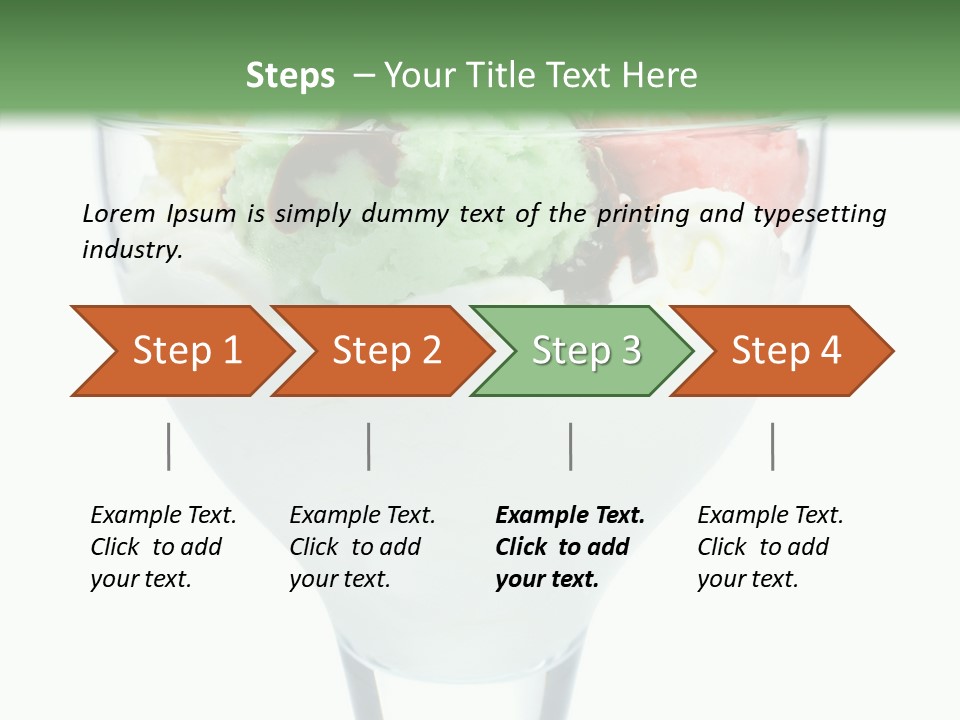 Vanilla Stacked Lick PowerPoint Template