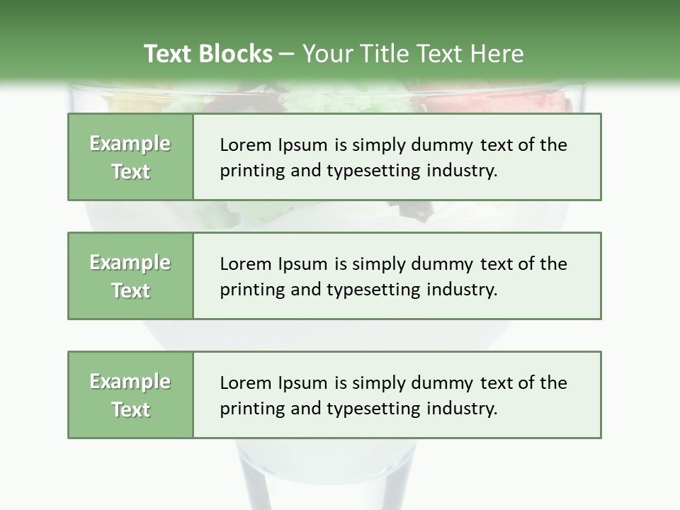 Vanilla Stacked Lick PowerPoint Template