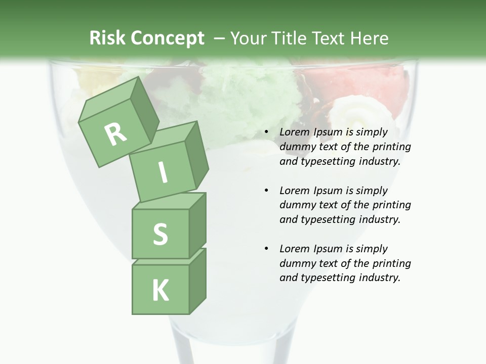Vanilla Stacked Lick PowerPoint Template