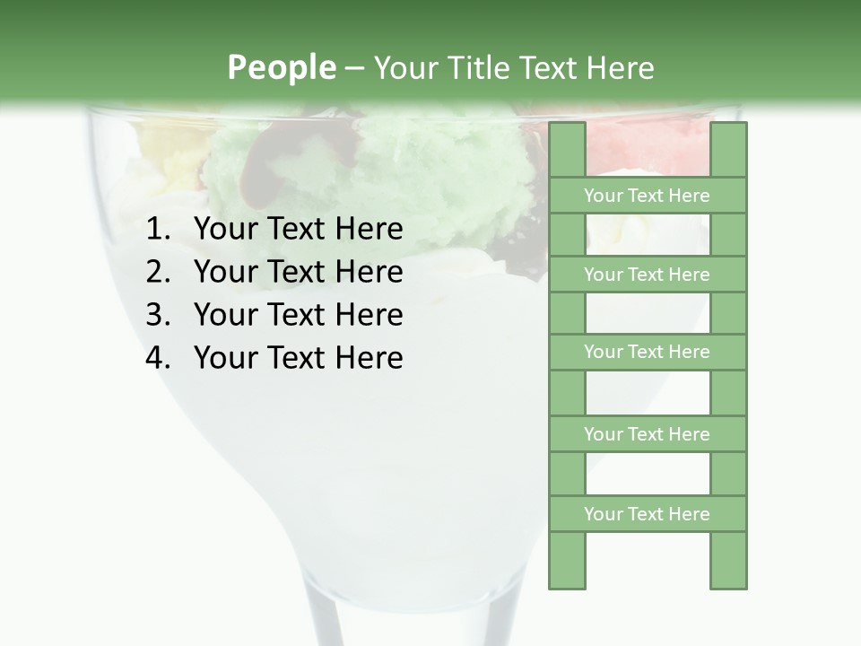 Vanilla Stacked Lick PowerPoint Template