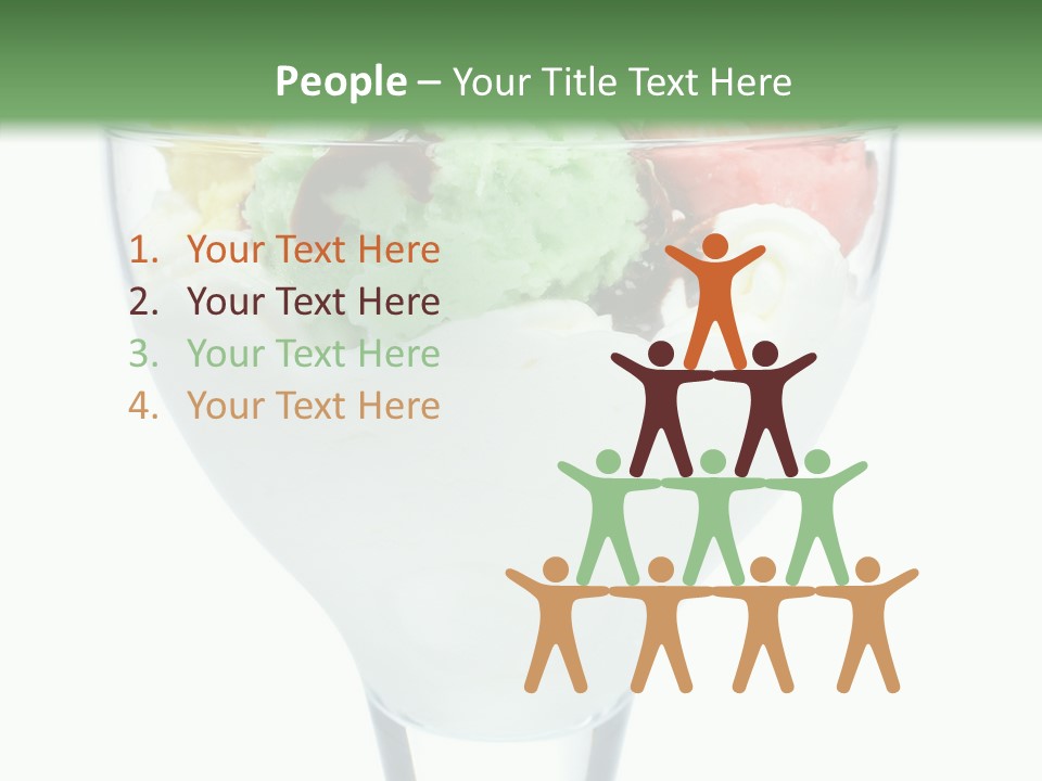 Vanilla Stacked Lick PowerPoint Template