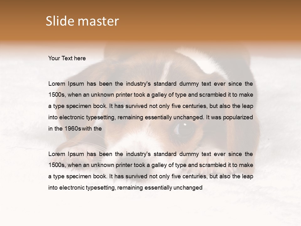 Cute Hunting Pet PowerPoint Template