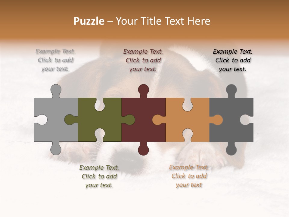 Cute Hunting Pet PowerPoint Template