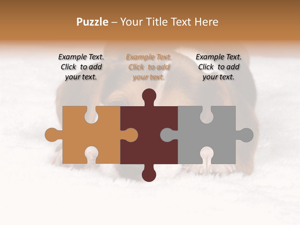 Cute Hunting Pet PowerPoint Template