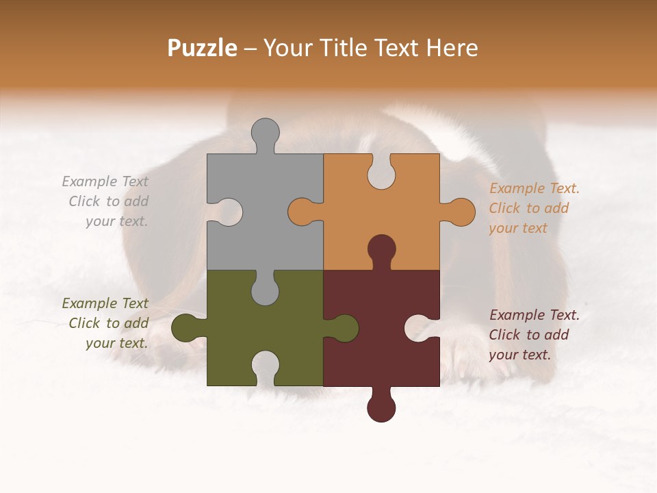 Cute Hunting Pet PowerPoint Template