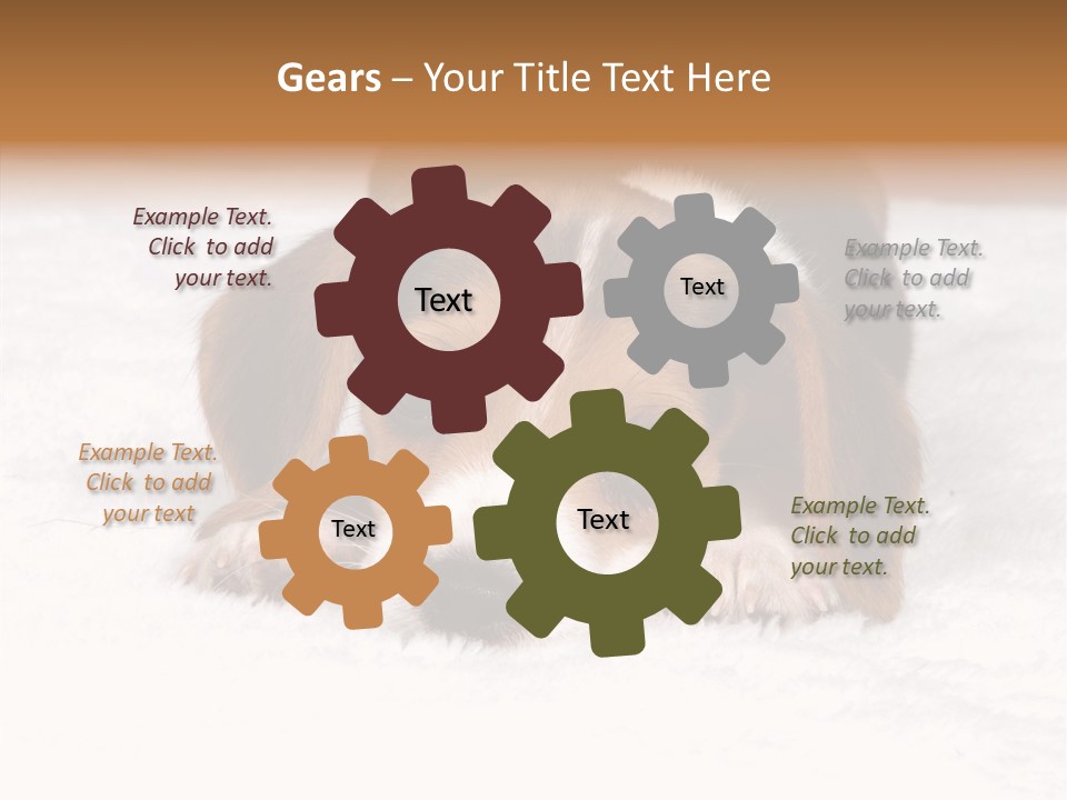 Cute Hunting Pet PowerPoint Template