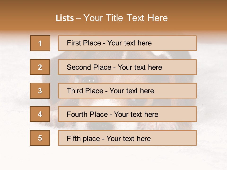 Cute Hunting Pet PowerPoint Template