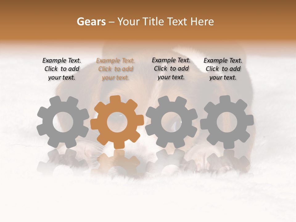 Cute Hunting Pet PowerPoint Template
