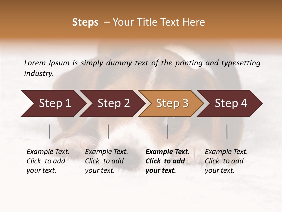 Cute Hunting Pet PowerPoint Template