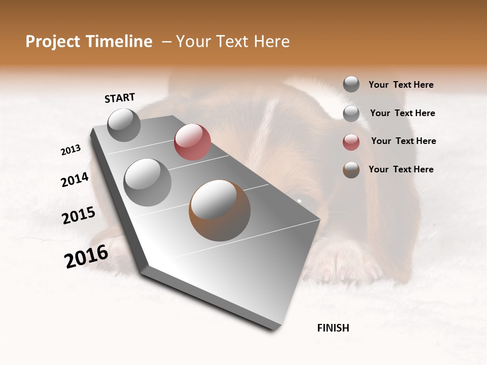 Cute Hunting Pet PowerPoint Template
